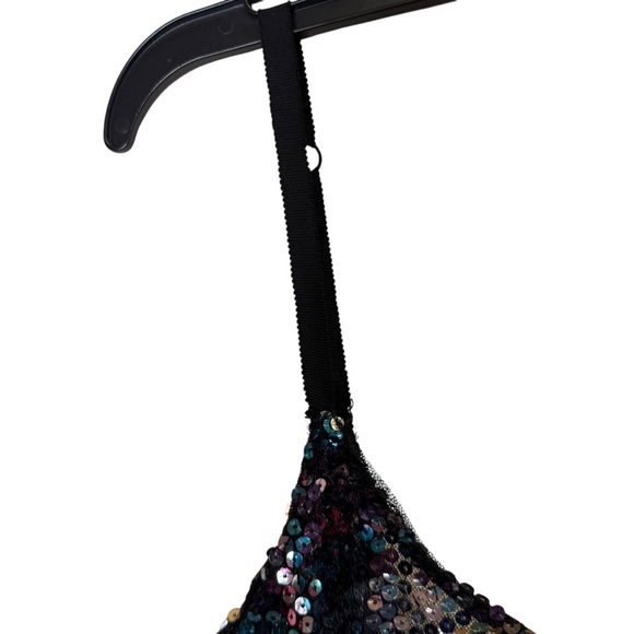 Intimately Free People FP Multi Color Sequin Party Mini Dress sz XS - Picture 5 of 12